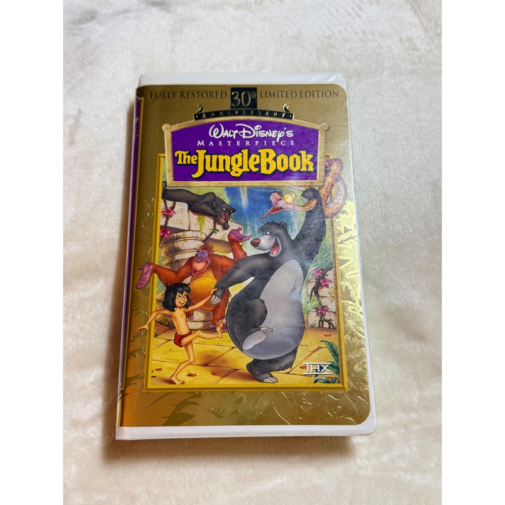 Disney The Jungle Book VHS 30th Anniversary Limited Edition Masterpiece 11070